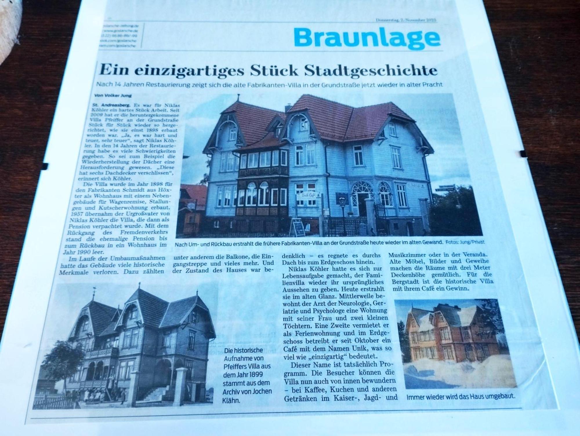 Unik Villa Sankt Andreasberg Exteriör bild
